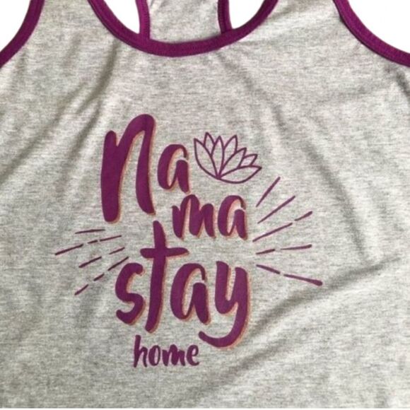 Athletic Na ma stay home Workout top. Size: L Athletic Works - Picture 3 of 5